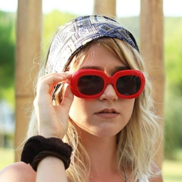 Celine Accessories - Celine CL40070I 66N BRAND NEW Sunglasses Square Red Grey Women